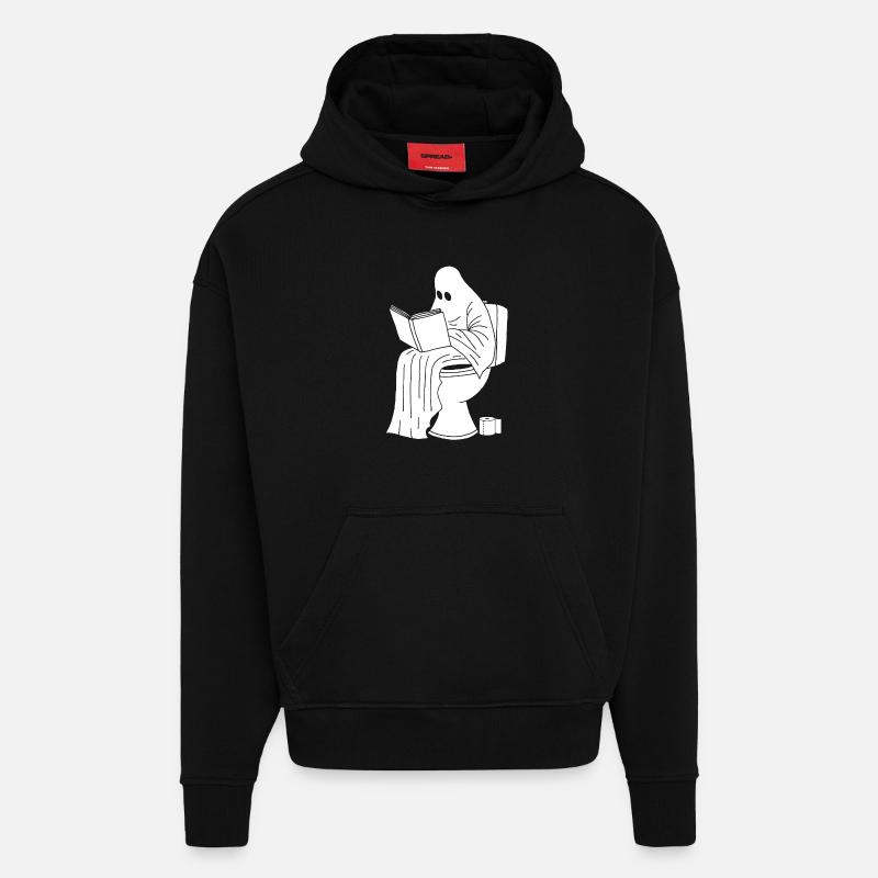 Die Geisterpause - Hoodie- made by SPREAD  - SOLID BLACK