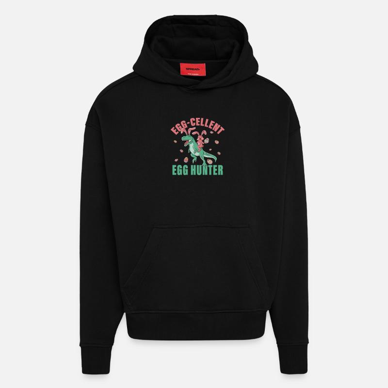 Eier-cellent Eierjäger - Hoodie- made by SPREAD  - SOLID BLACK