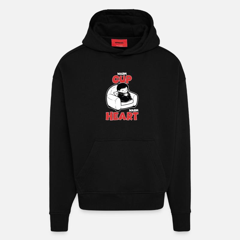 Warmgetränk-Teddy einhüllen - Hoodie- made by SPREAD - SOLID BLACK