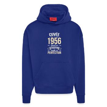 1956 – Aged to perfection - Hoodie- made by SPREAD  - Iconic Blue - Front