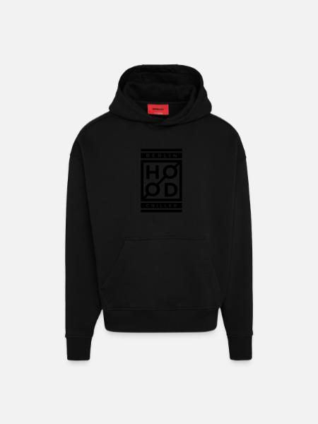Modern Hood Chiller Berlin - Hoodie- made by SPREAD  - SOLID BLACK