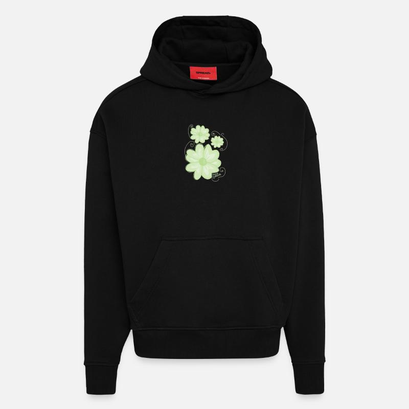 66B93FF5 DBAB 4F71 BC00 B1A0A3F7AAD1 - Hoodie- made by SPREAD  - SOLID BLACK