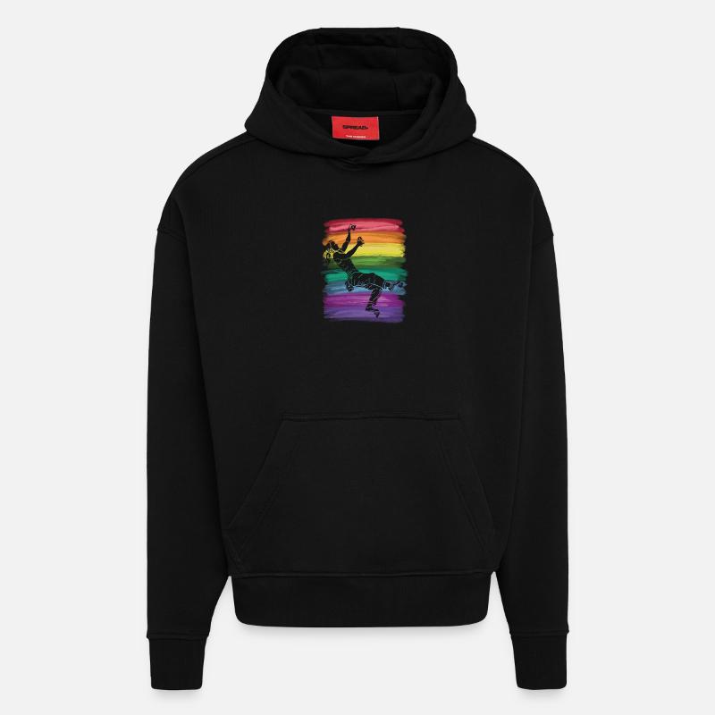 Boulderer Boulder Bouldering - Hoodie- made by SPREAD  - SOLID BLACK