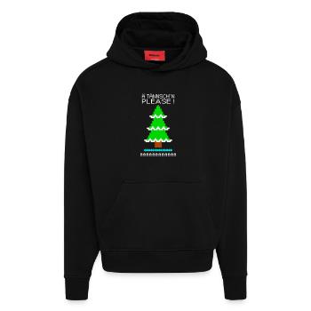 ä tännsch´n please - Hoodie- made by SPREAD  - SOLID BLACK - Vorne