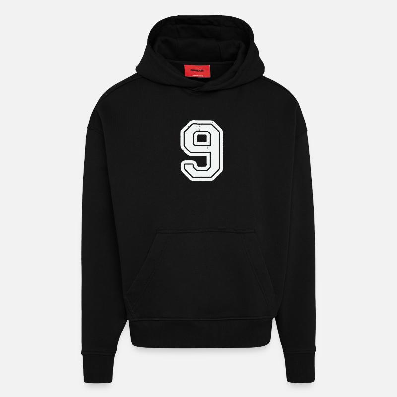 9 - Hoodie- made by SPREAD  - SOLID BLACK