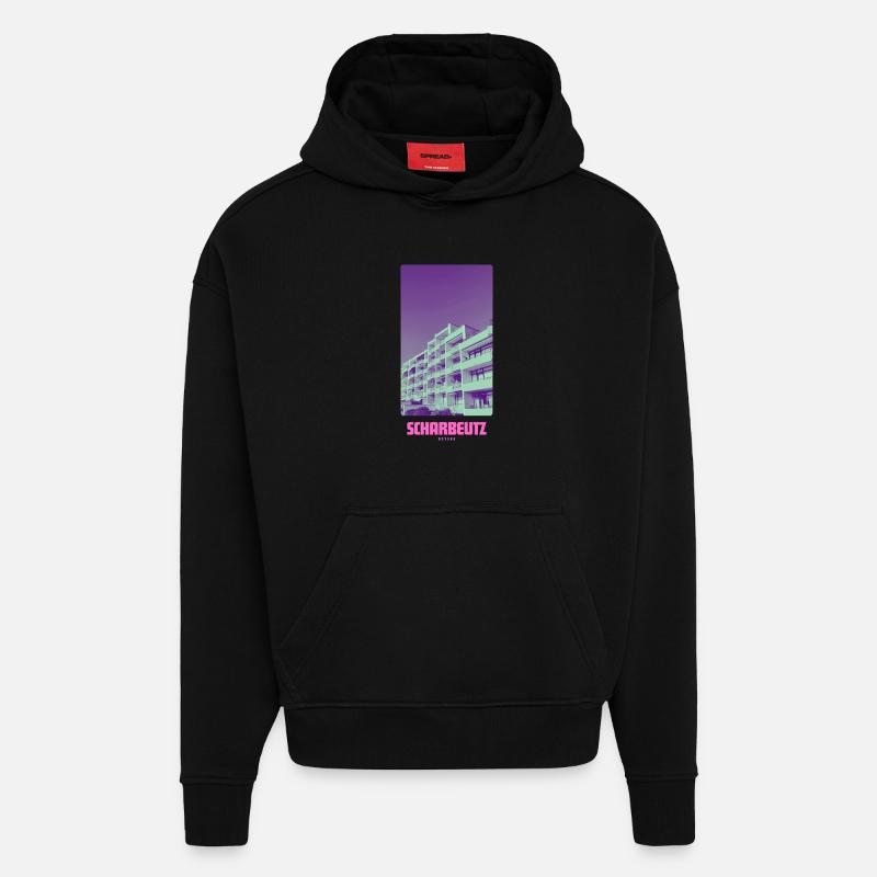 Scharbeutz Ostsee - Hoodie- made by SPREAD - SOLID BLACK