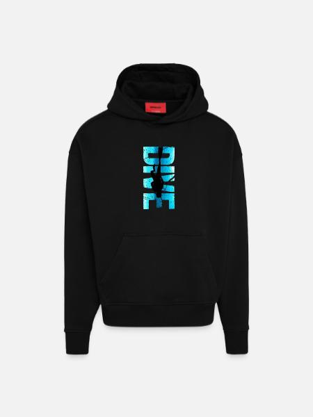 Diver Design Retro Dive Outfit Gift - Hoodie- made by SPREAD - SOLID BLACK