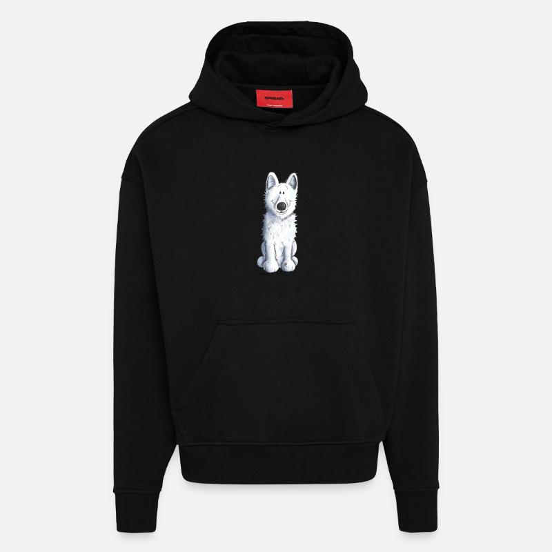 Schweizer Schäferhund - Hoodie- made by SPREAD  - SOLID BLACK