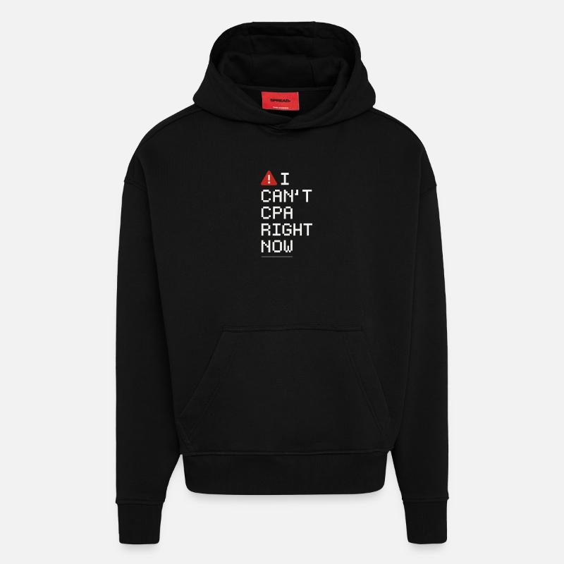 Buchhaltungsstudent Cpa Im Training Excel -witze - Hoodie- made by SPREAD  - SOLID BLACK