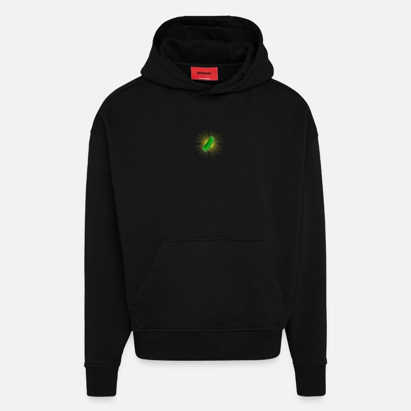 Pickle Star Pickle - Hoodie- made by SPREAD  - SOLID BLACK