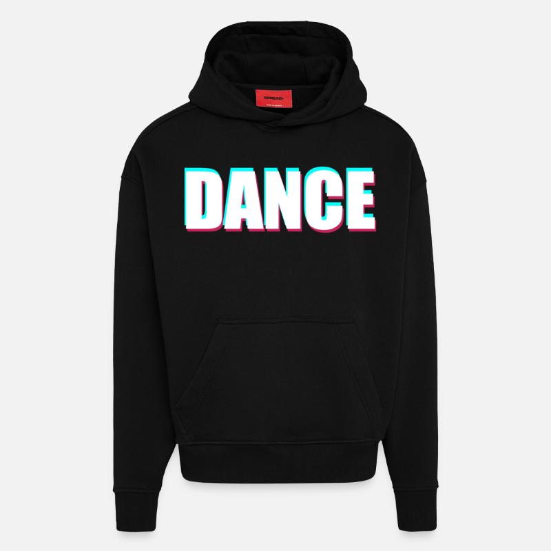 Dance - Hoodie- made by SPREAD  - SOLID BLACK