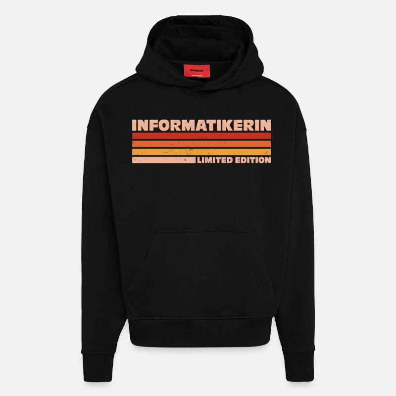 Computer Scientist Computer Scientist Programmer - Hoodie- made by SPREAD  - SOLID BLACK