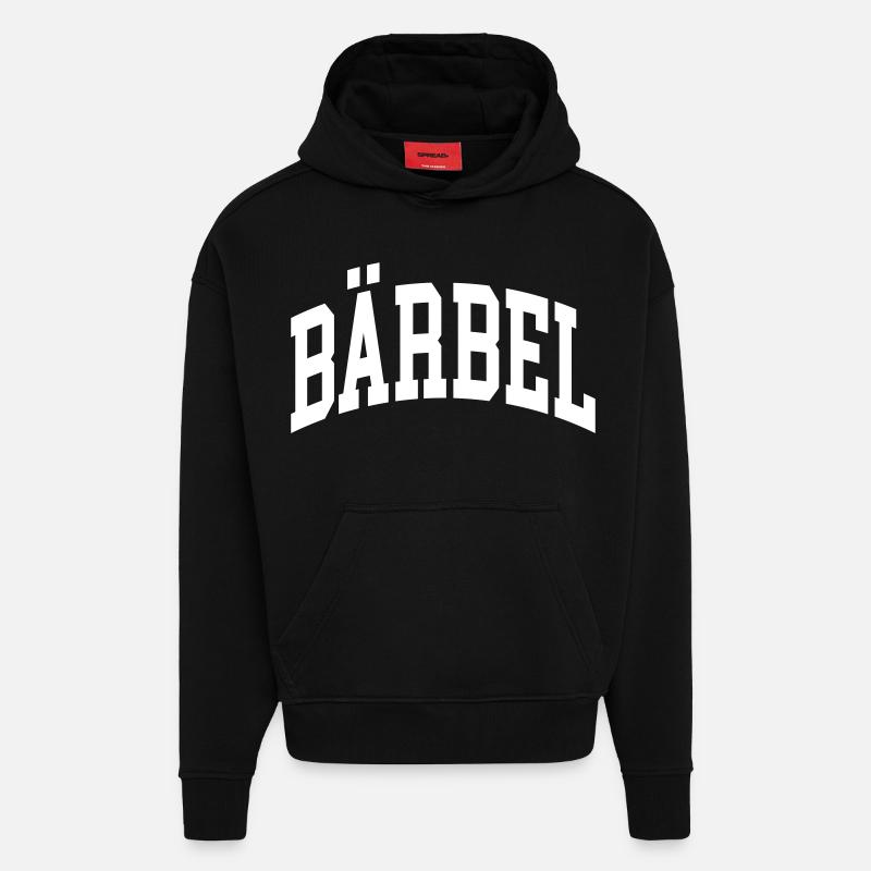Bärbel - Hoodie- made by SPREAD  - SOLID BLACK