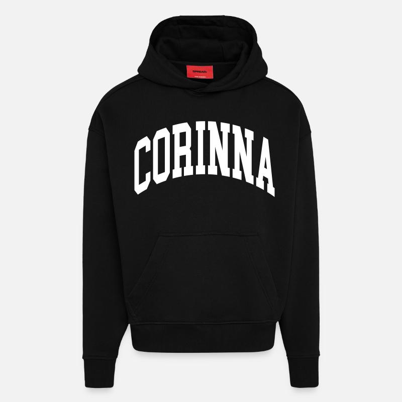 Corinna - Hoodie- made by SPREAD - SOLID BLACK