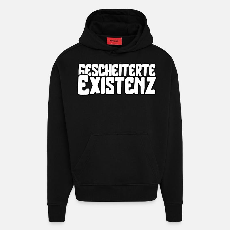 Gescheiterte Existenz - Hoodie- made by SPREAD  - SOLID BLACK