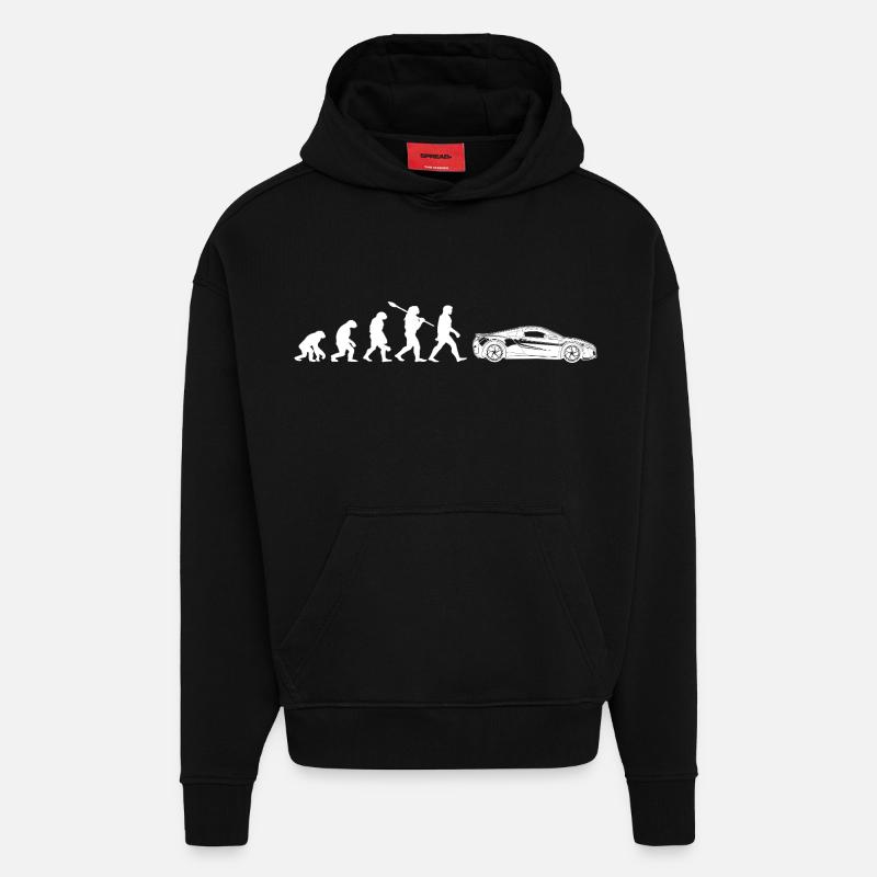 Auto De Sport Evolution - Hoodie- made by SPREAD - SOLID BLACK