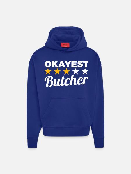 Boucher d’Okayest - Sweat à capuche bio épais oversize fabriqué en UE - SOLID BLACK