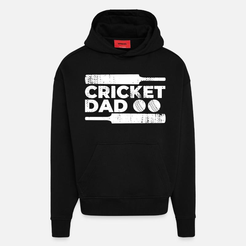 Kricket Vater - Hoodie- made by SPREAD  - SOLID BLACK