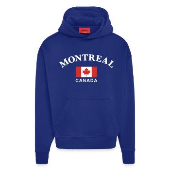 Montreal, Kanada - Hoodie- made by SPREAD  - Iconic Blue - Vorne