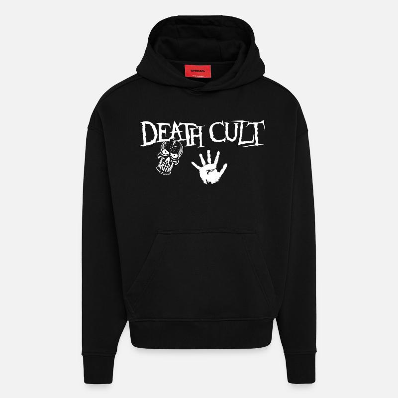 Todeskult, Skull Design - Hoodie- made by SPREAD  - SOLID BLACK