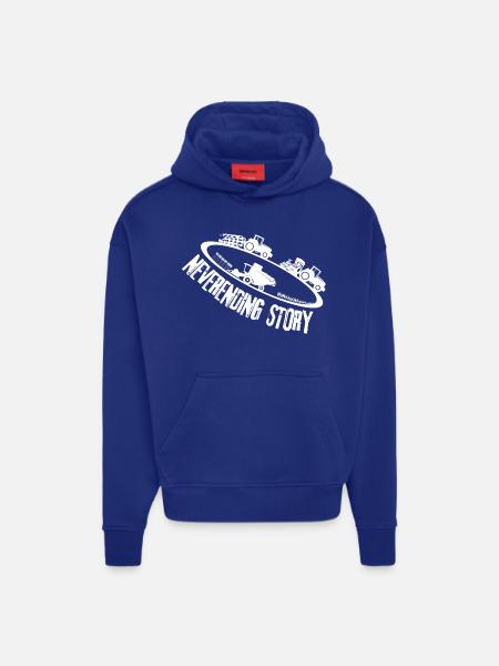 Farming neverending story - Hoodie- made by SPREAD - SOLID BLACK