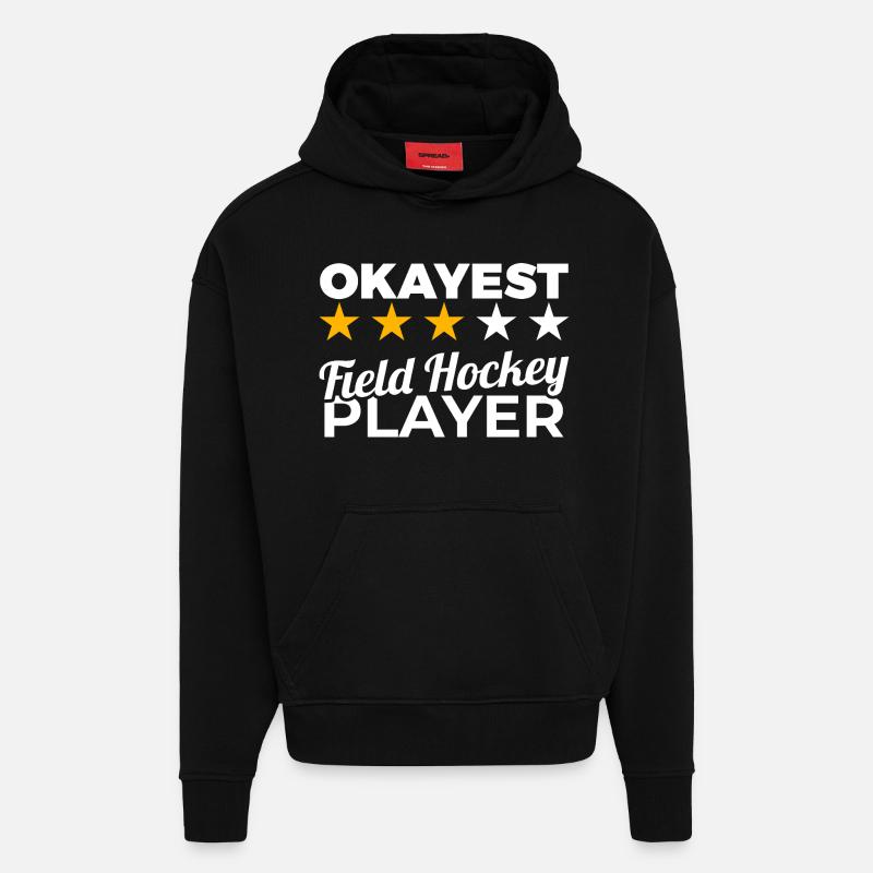 Durchschnittlicher Hockeyspieler - Hoodie- made by SPREAD - SOLID BLACK