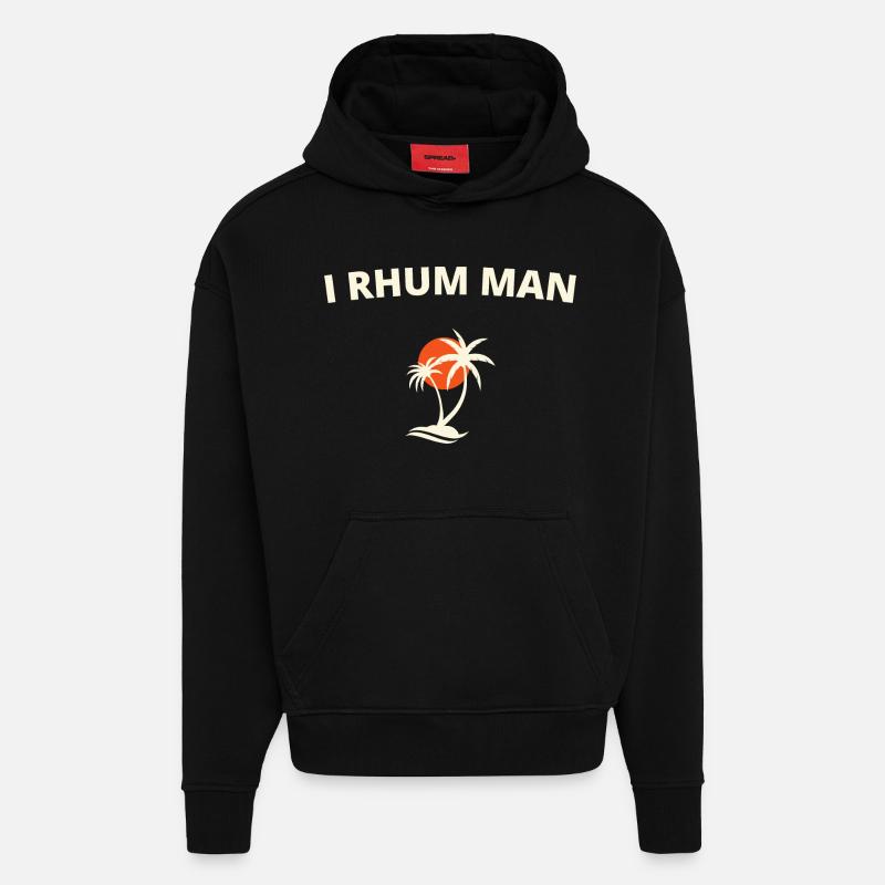 Ich rum, Mann - Hoodie- made by SPREAD  - SOLID BLACK