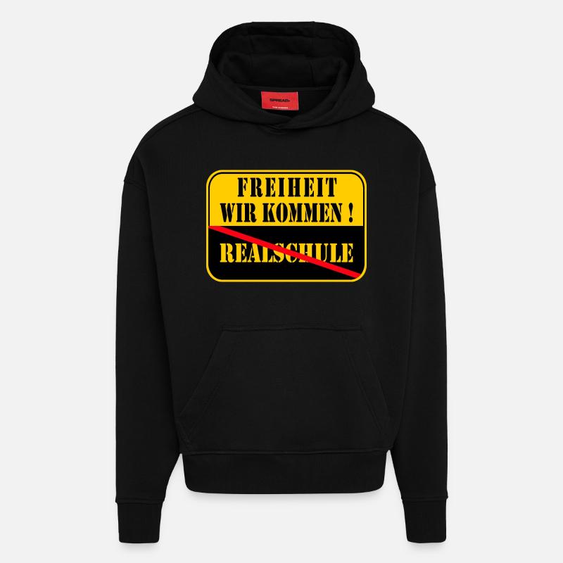 Realschule Geschafft 2026 - Hoodie- made by SPREAD  - SOLID BLACK