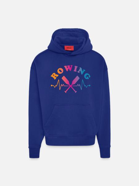 Rowing Wassersport - Hoodie- made by SPREAD  - SOLID BLACK