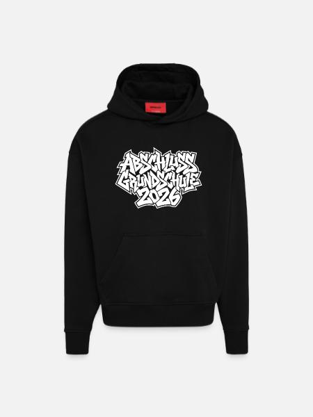Elementary School Graduation 2026 Graffiti - Hoodie- made by SPREAD  - SOLID BLACK