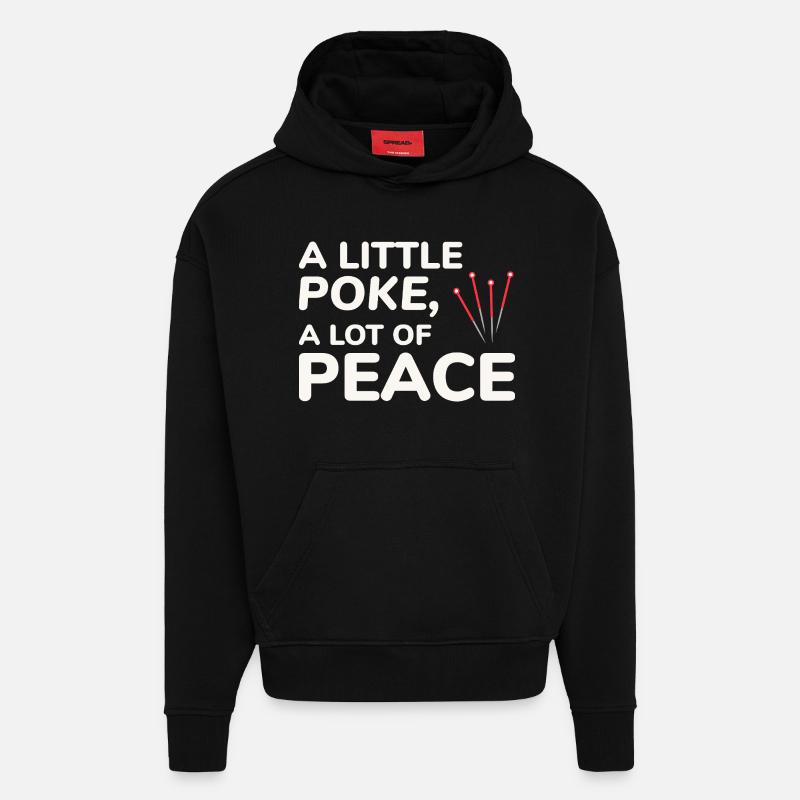Licensed TCM Practitioner Expert Calming - Hoodie- made by SPREAD - SOLID BLACK