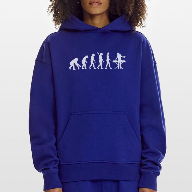 Evolution DEEJAY DJ DJING w Hoodie- made by SPREAD 