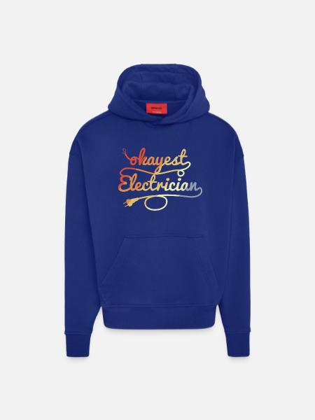 Elektrikerwitz - Hoodie- made by SPREAD - SOLID BLACK