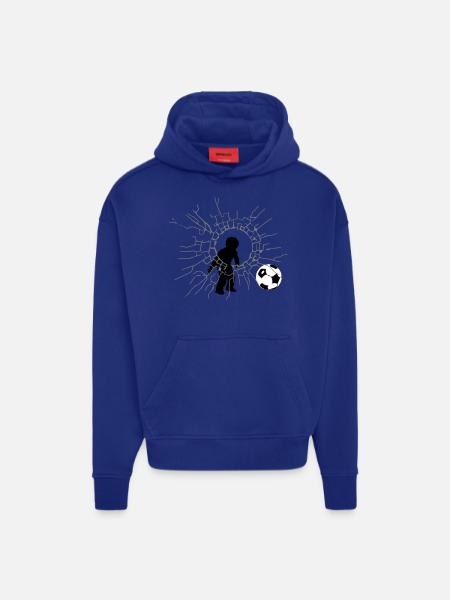 Fußball Junge - Hoodie- made by SPREAD - SOLID BLACK