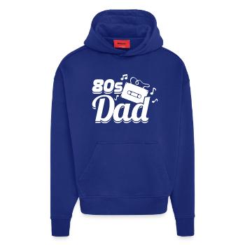 80er Papa - Hoodie- made by SPREAD  - Iconic Blue - Vorne
