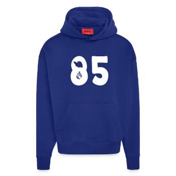 85 department sold - Hoodie- made by SPREAD  - Iconic Blue - Front