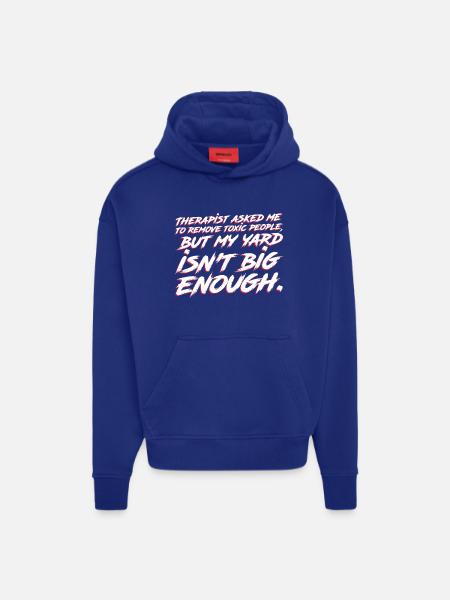 A bigger garden is needed - Hoodie- made by SPREAD  - SOLID BLACK