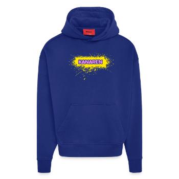 Canary Islands as sun - Hoodie- made by SPREAD  - SOLID BLACK - Front