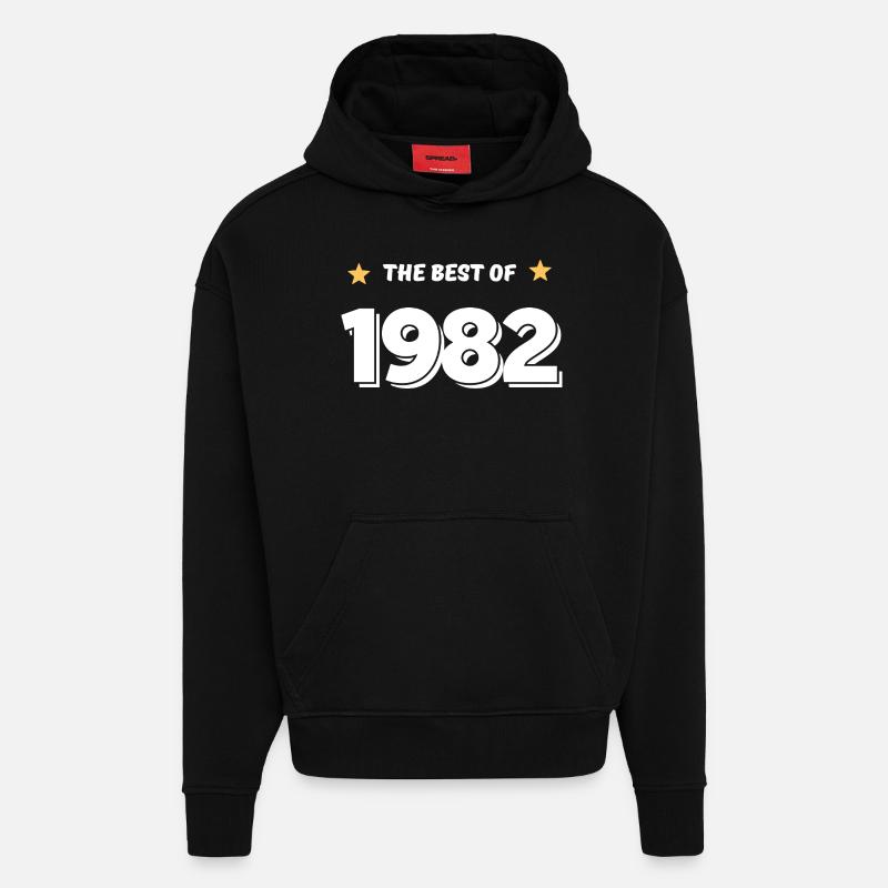 Das Beste von 1982 - Hoodie- made by SPREAD  - SOLID BLACK
