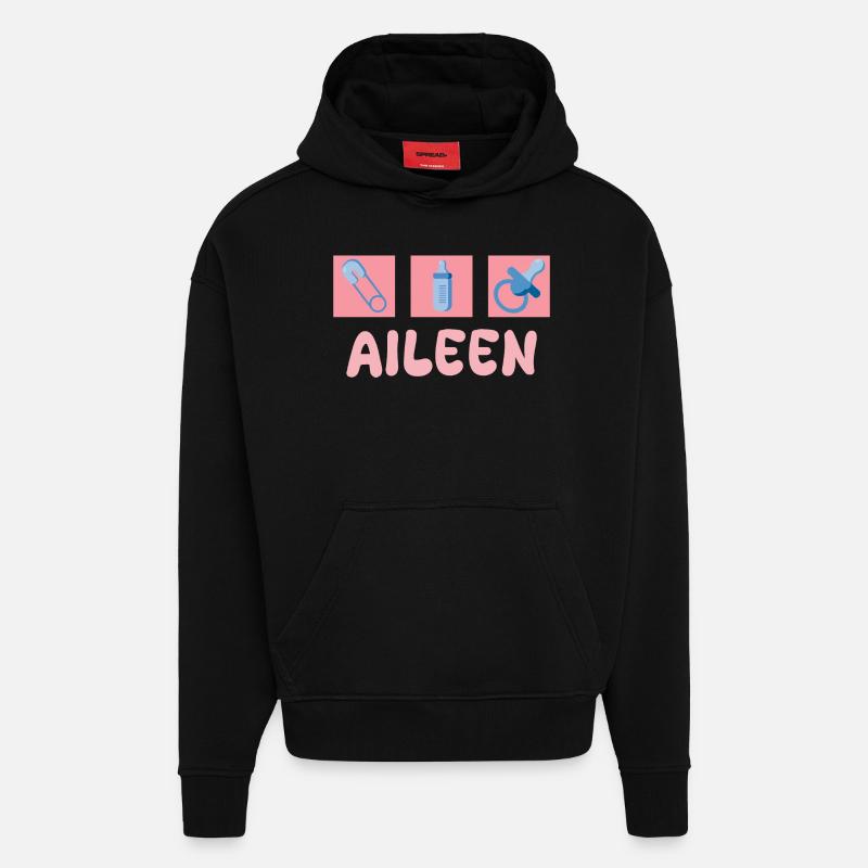 Schnuller Aileen - Hoodie- made by SPREAD  - SOLID BLACK