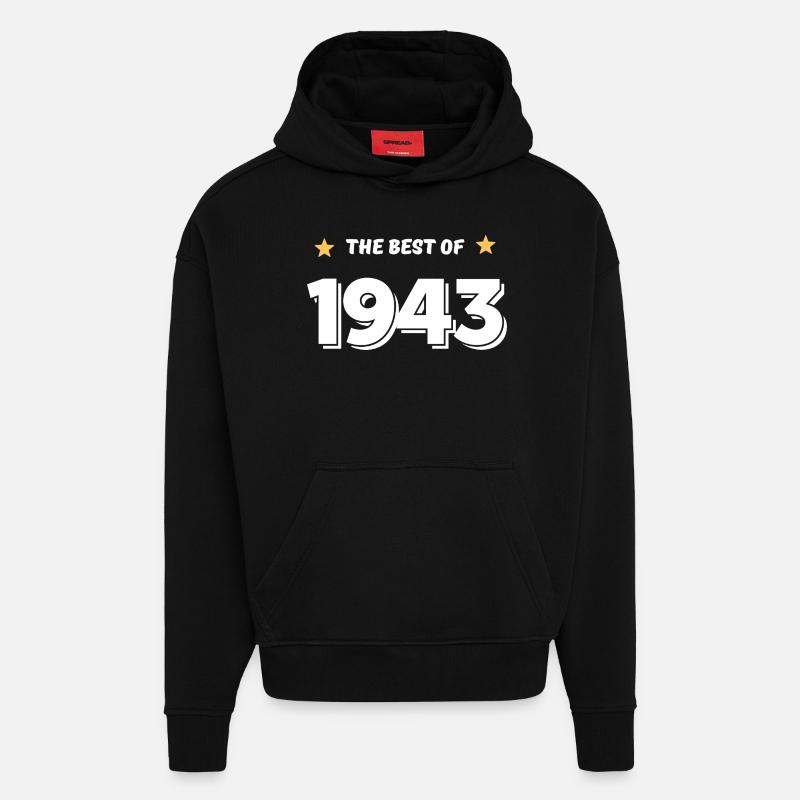 Das Beste von 1943 - Hoodie- made by SPREAD  - SOLID BLACK