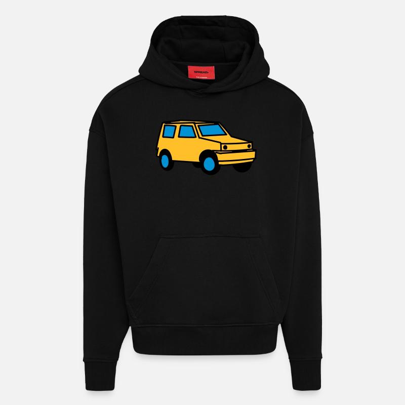 Auto - Hoodie- made by SPREAD  - SOLID BLACK