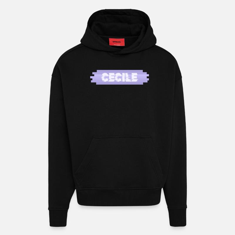 Mutter Cecile - Hoodie- made by SPREAD  - SOLID BLACK