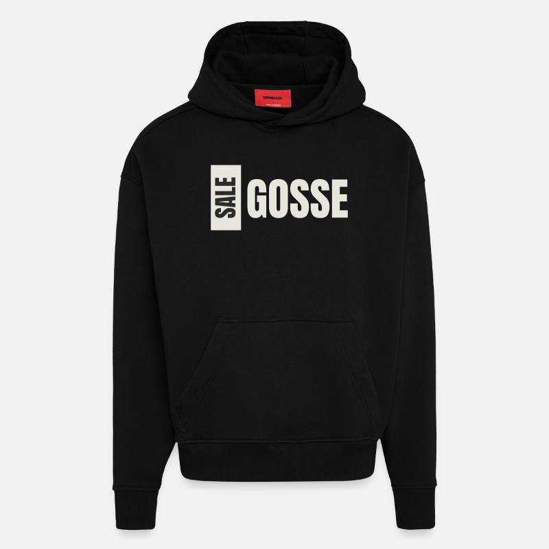 Schmutziges Kind - Hoodie- made by SPREAD  - SOLID BLACK