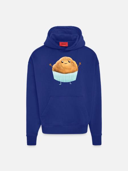 Muffin - Hoodie- made by SPREAD  - SOLID BLACK