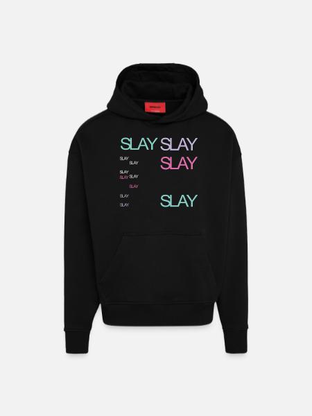 Slay - Hoodie- made by SPREAD - SOLID BLACK
