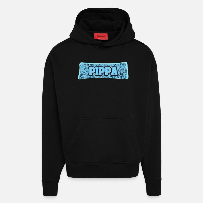 Pippa - Hoodie- made by SPREAD - SOLID BLACK