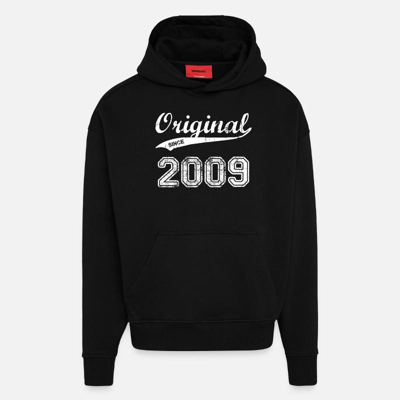 2009 - Hoodie- made by SPREAD  - SOLID BLACK