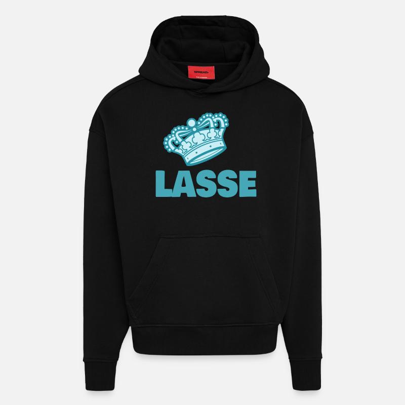 Partir - Sweat à capuche bio épais oversize fabriqué en UE - SOLID BLACK