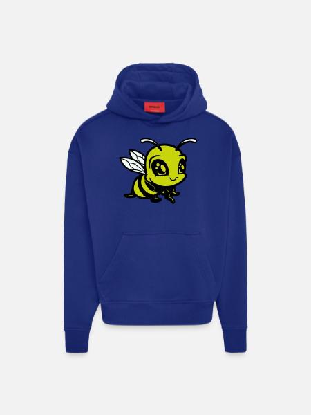 Bee Bumblebee Comic - Hoodie- made by SPREAD  - SOLID BLACK